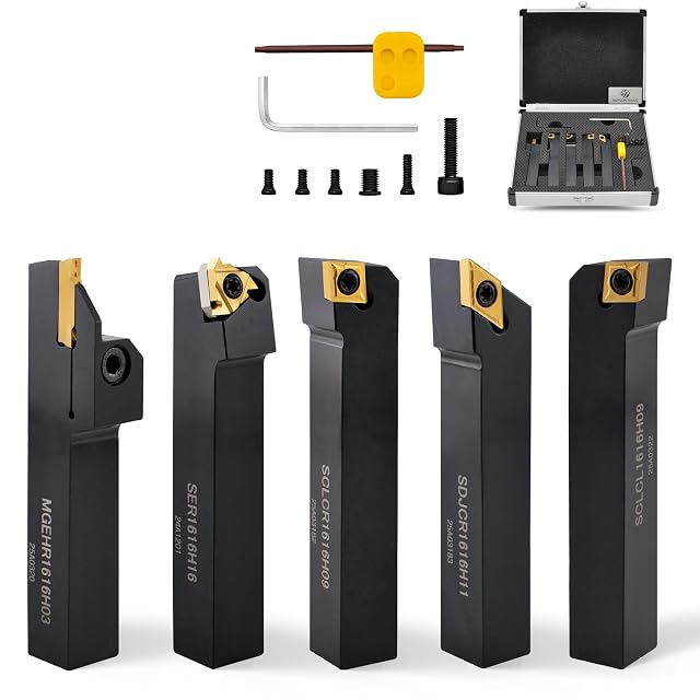 HOPSON TOOLS Hartmetall-Drehmeißelsatz 16 mm, 10 Teile, Produktfoto