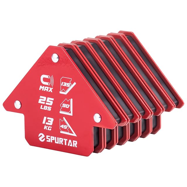 Spurtar Schweißmagnete, 6 × 13 kg, Produktfoto