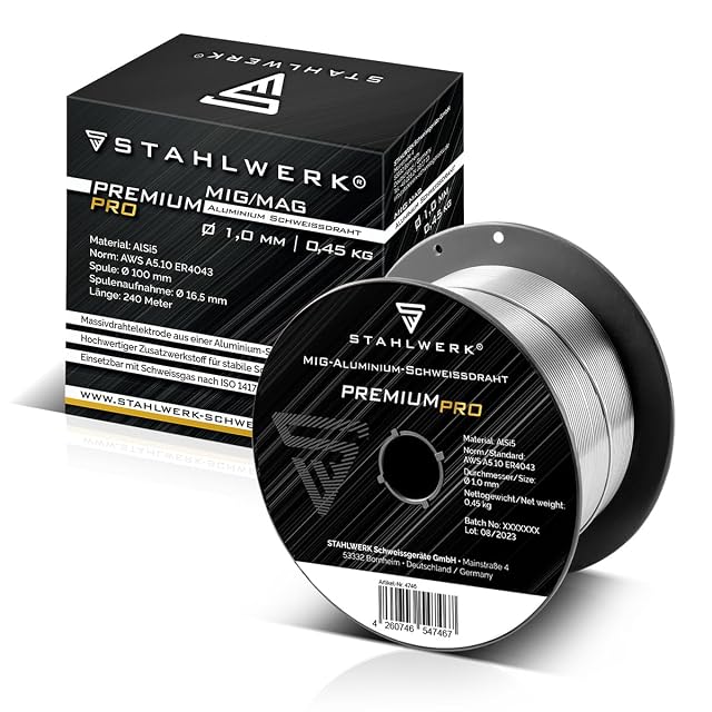 STAHLWERK ER4043 (AlSi5) Ø 1,0 mm, 0,45 kg, Produktfoto
