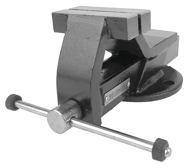 WELDINGER Schraubstock 100 mm für Schweißtische System 16, Produktfoto